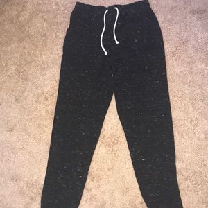 black joggers